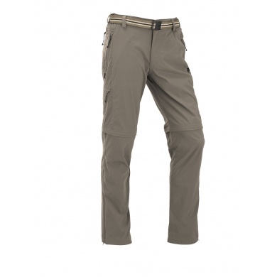 Maul Hiking Trousers Ontario II 2in1 Zip off - long trousers+Bermuda - beige Men